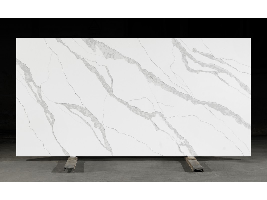 Wholesale Calacatta Vene Quartz Slab White Quartz Slab Kitchen Countertops